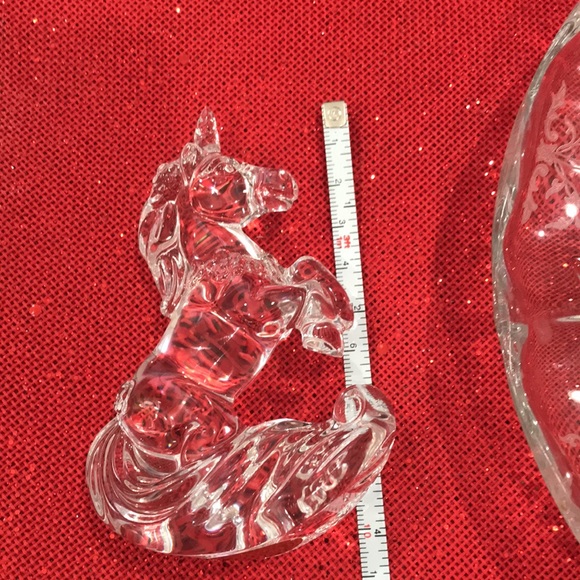 Gorgeous Princess House 24% Lead Crystal Rocking Unicorn - Picture 6 of 7